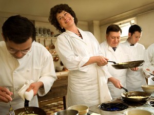 Despite what the NYTimes thinks Meryl Streep cooks up a storm in "Julie and Julia."