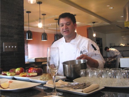 Chef Joseph Margate of Clink. at a recent 