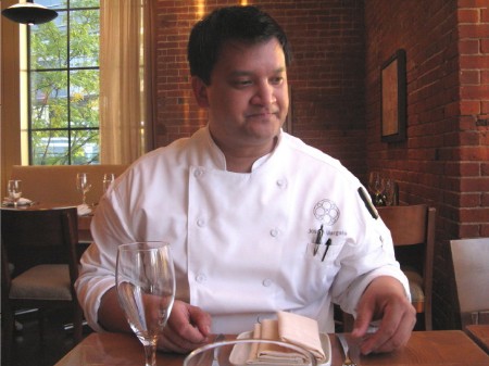 Chef Joseph Margate thinks Boston is "little" bit of a foodie town.