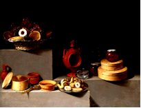 Juan van der Hamen y León Still Life with Sweets and Pottery, 1627 Samuel H. Kress Collection 1961.9.75 