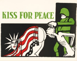 Antiwar Poster by Tomi Ungerer. Photo: Courtesy of Tomi Ungerer Museum