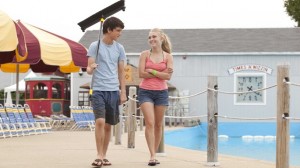 Liam James as Duncan and AnnaSophia Robb  as Susanna in '"The Way, Way Back." 