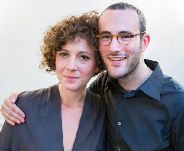 laywright Marianna Salzmann with Director Guy Ben-Aharon ©2013 Alena Kuzub