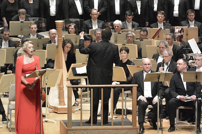 Charles Dutoit leads the BSO in Benjamin Britten's War Requiem with Tatiana Pavlovskaya John Mark Ainsley and Mattias Goerne. Photo: Stu Rosner)