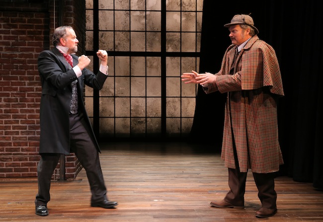 David Costabile and John Ellison Conlee in The (Curious Case of The) Watson Intelligence. Photo: Joan Marcus.