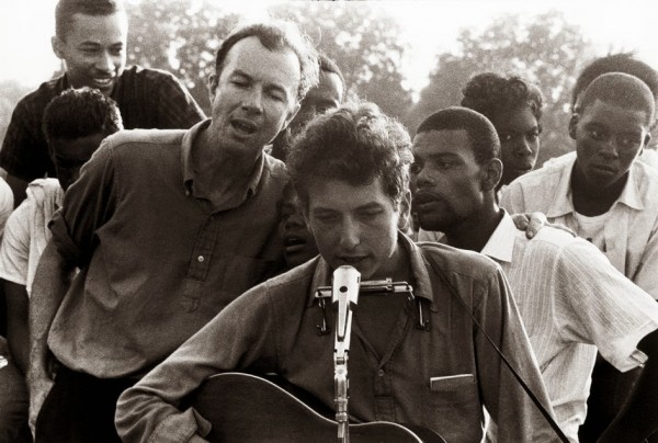 Peter Seeger and Bob Dylan