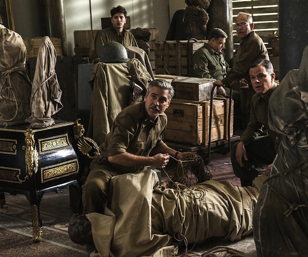 Art at risk: a scene from "The Monuments Men."
