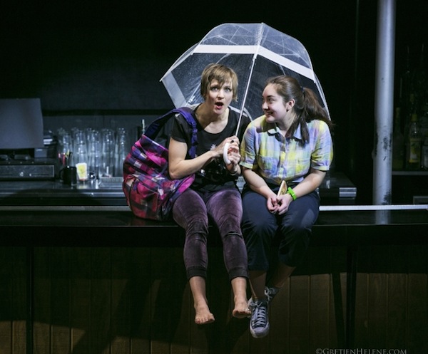 Mary Cavett and Sydney K. Penny in "TheShapeSheMakes" at the American Repertory Theater. Photo:Gretjen Helene