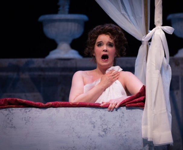 Amy Shoremount-Obra as Marchesa in the the Odyssey Opera production of . Photo: Kathy Wittman