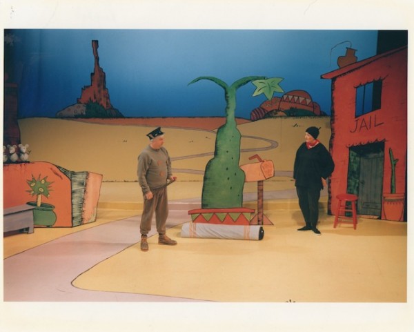 A scene from Beau Jest's great staged version of "Krazy Kat."