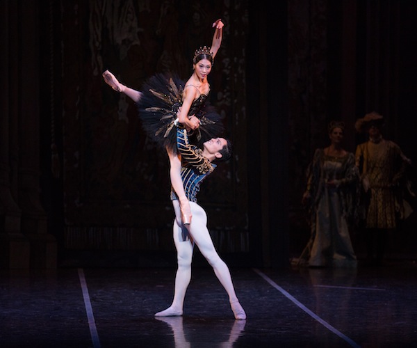Miso and Jeffrey in the Boston Ballet production of "Swan Lake."