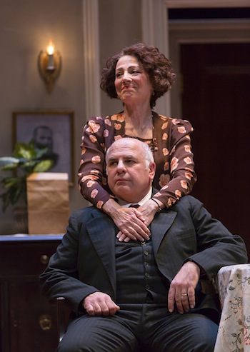 Lori Wilner and David Wohl in the HTC's production of Clifford Odets’s "Awake and Sing!" Photo: T. Charles Erickson