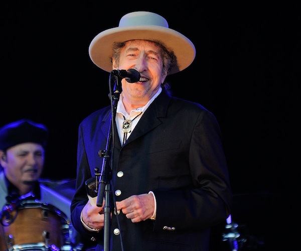 Bob Dylan in concert, circa 2012. Photo: Gus Stewart/Redferns