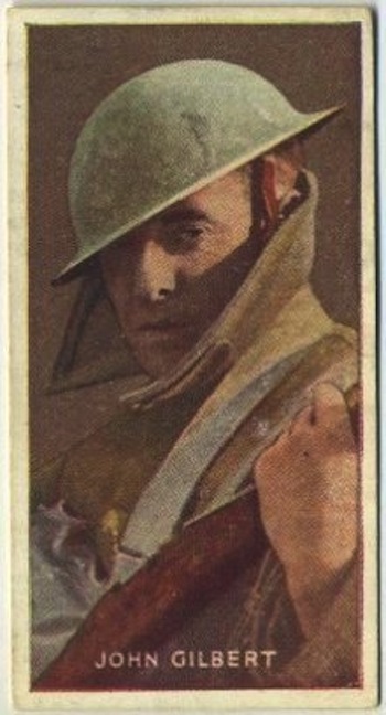 John Gilbert in a poster for  "The Big Parade."