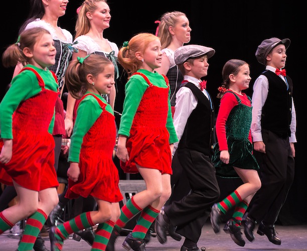 Children dancing -- one of the festive parts of "A Celtic Christmas Sojourn."