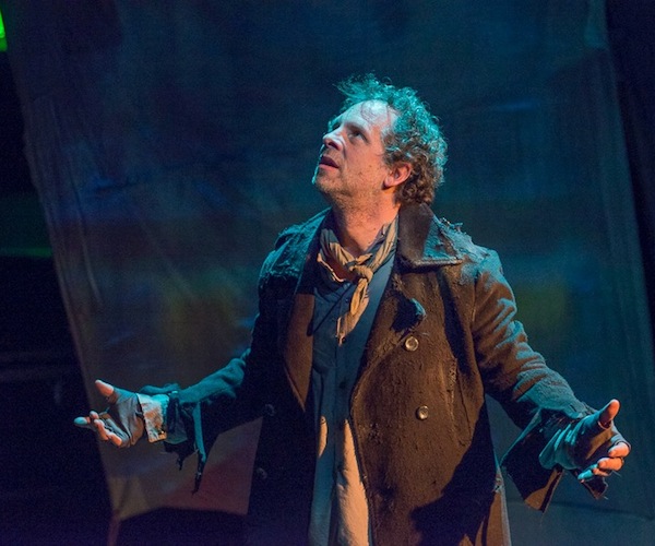 Benjamin Evett as the wandering mariner in The Poets' Theatre production of "Albatross"