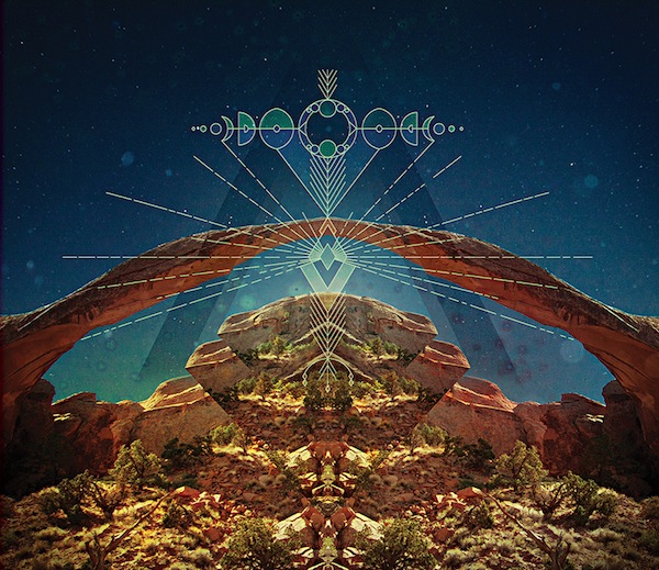 Cover art for "Big Moon Ritual" -- the 2012 debut studio album by the Chris Robinson Brotherhood.