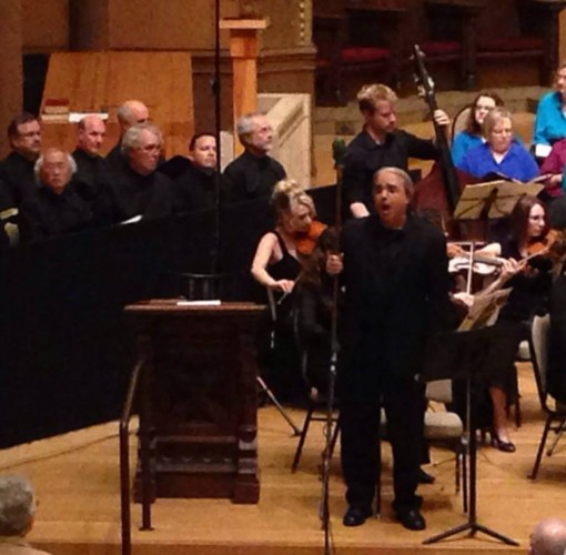 Spectrum Singers in action -- during its recent concert dedicated to the music of Gilbert and Sullivan.
