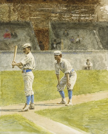 homas Eakins, Baseball Players Practicing, 1875. Jesse Metcalf Fund and Walter H. Kimball Fund
