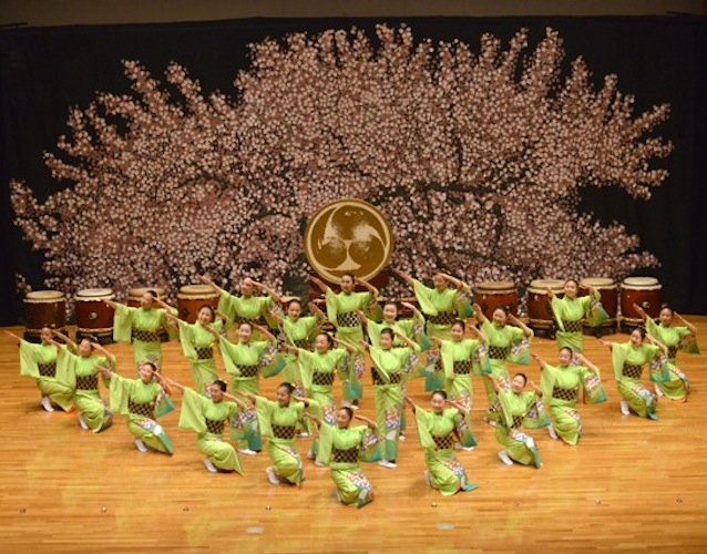 The Tamagawa Daigaku Taiko and Dance Group. Photo: courtesy of the artist. 