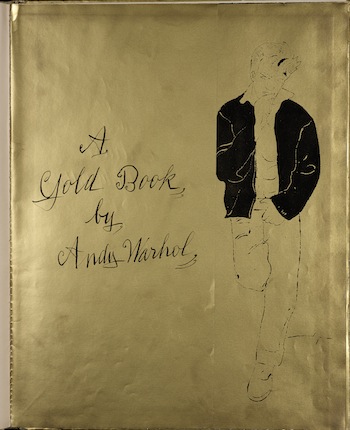 Andy Warhol, "Gold Book" (1957). Photo: Andy Warhol Foundation
