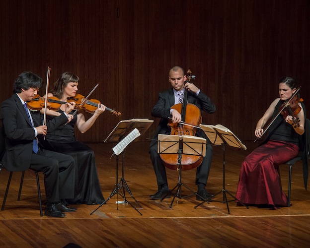 The Jupiter Quartet performs Beethoven Quartet Cycle at MIT. Photo: L. Barry Hetherington.