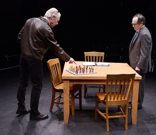  Will Lyman and Jeremiah Kissel in Arts Emerson/Israel Stage's "Ulysses On Bottles." Photo: Paul Marotta.