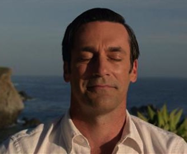 Jon Hamm as Don Draper. Experiencing the peace that passeth understanding? Photo: Courtesy of AMC