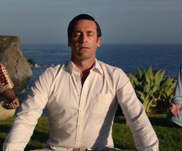 Dan Draper at the end of "Mad Men" -- nothing left to sell?