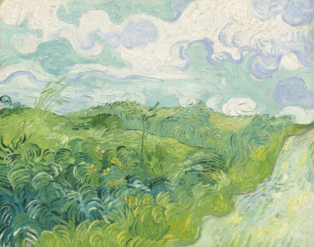Vincent Van Gogh's "Green Wheat Fields Auvers" will appear in "Van Gogh and Nature," a summer retrospective show at the Clark Art Institute in Williamstown. (Vincent Van Gogh / Courtesy of Clark Art Institute)