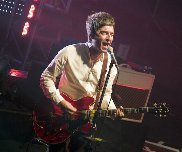 Noel Gallagher and The High Flying Birds on stage at Razzmatazz, Barcelona, Spain.