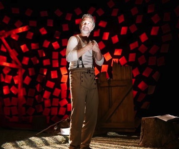 David Adkins as Thoreau. Photo: Michael J. Riha.