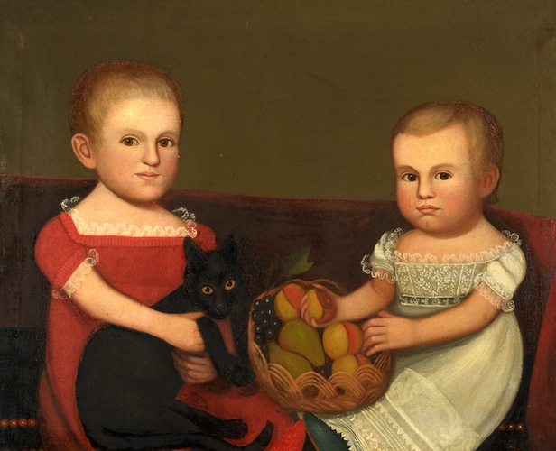 Portrait of the Farley Children of Groton, Zedekiah Belknap (American, 1781–1858), about 1835, oil on canvas