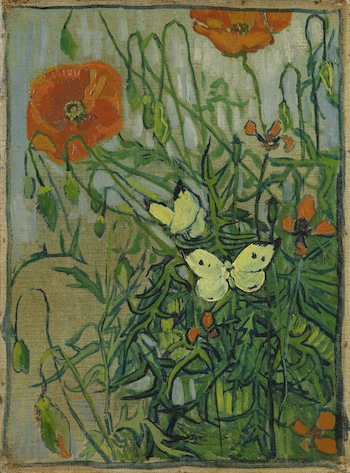 Vincent van Gogh, "Butterflies and Poppies,"  