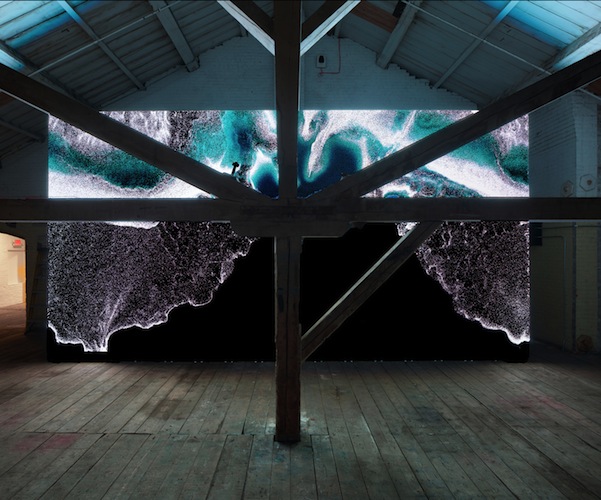 Clifford Ross, Wave Cathedral, 2015 (Installation view). Photo: Arthur Evans 