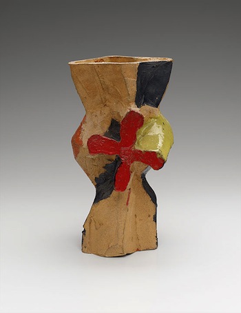 John Mason, X-Pot, 1958. Glazed stoneware. Linda Leonard Schlenger Collection.