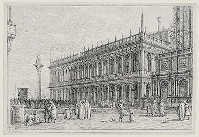 La Libreria. V. (The Library, Venice) About 1740–44