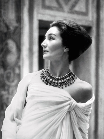 Jacqueline de Ribes in Christian Dior, 1959. Photograph by Roloff Ben