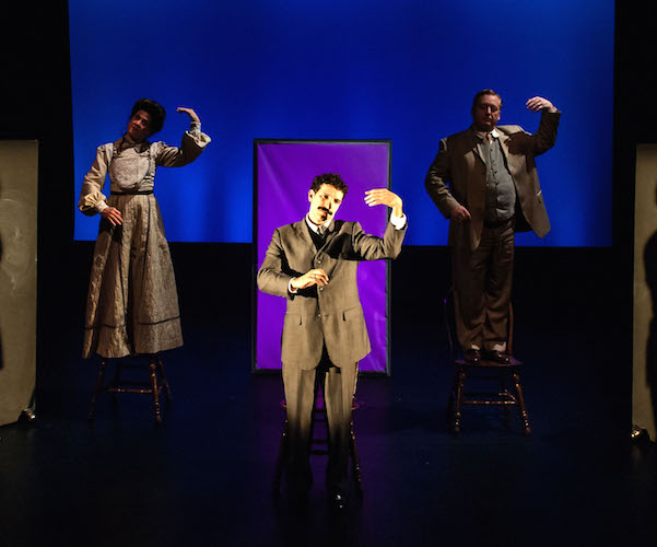Debra Wise, Robert Najarian, and Steven Barkhimer in EINSTEIN'S DREAMS. Photo: A.R. Sinclair Photography.