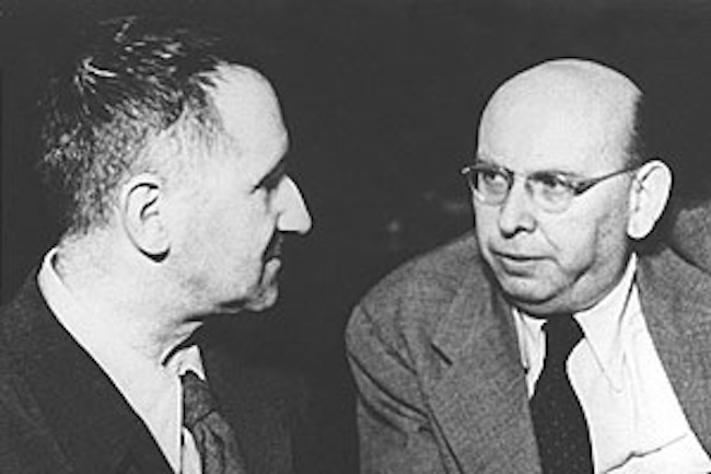 Bertold Brecht and Hans Eisler.