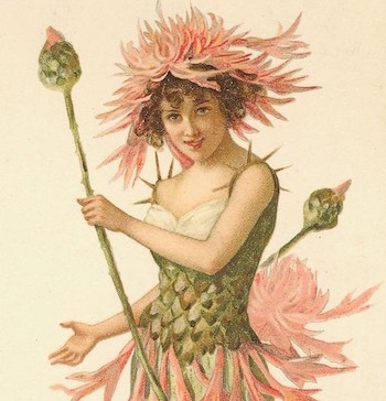 Victorian illustration of a Fairy 