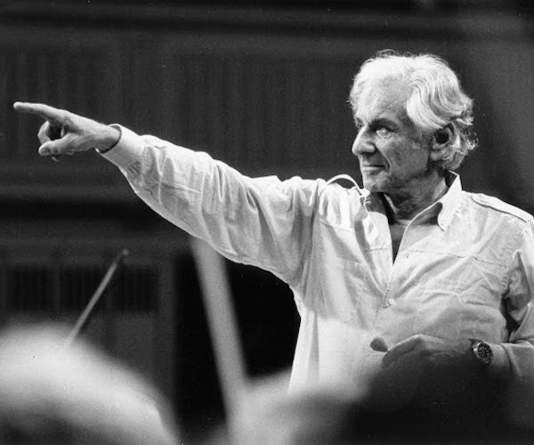 Leonard Bernstein conducting a performance of  "Candide." Photo: Operalia.