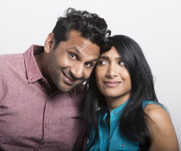 Ravi (L) and Geeta Patel in "Meet the Patels."