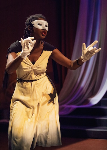 A scene from the Hub Theatre Company's production of "The Love of the Nightingale."