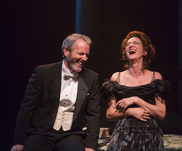 Stephen Bogardus as Fredrik Egerman and Haydn Gwynne as Desirée Armfeldt in the Huntington Theatre Company production of “A Little Night Music.” Photo by T. Charles Erickson.