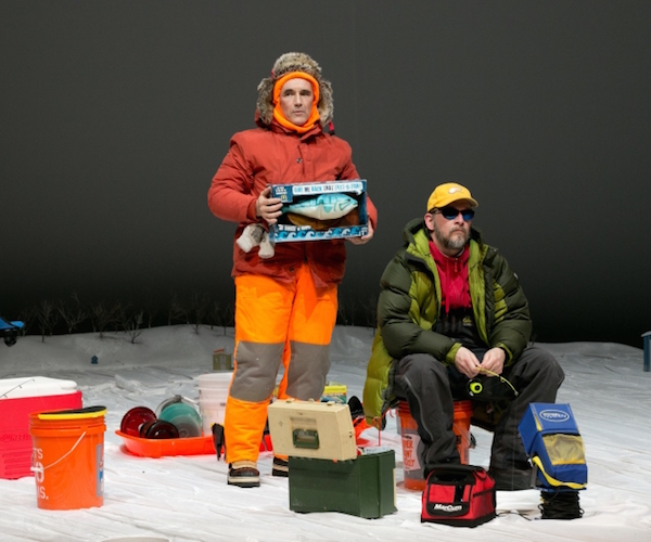 Mark Rylance and Jim Lichtscheidl in  the American Repertory Theater staging of "Nice Fish." Photo: Evgenia Eliseeva