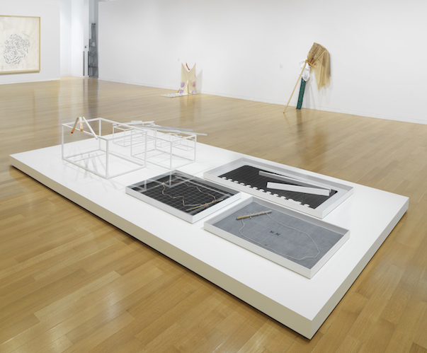 Installation view, Drawing Redefined: Roni Horn, Esther Kläs, Joëlle Tuerlinckx, Richard Tuttle, and Jorinde Voigt, deCordova Sculpture Park and Museum, Lincoln, MA, Photograph by Clements Photography and Design, Boston