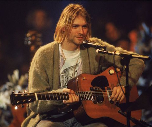 Kurt Cobain in a scene from "Kurt Cobain: Montage of Heck."