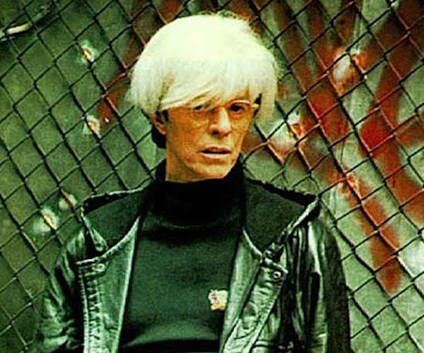 Bowie as Andy Warhol in "Basquiat" (1996)