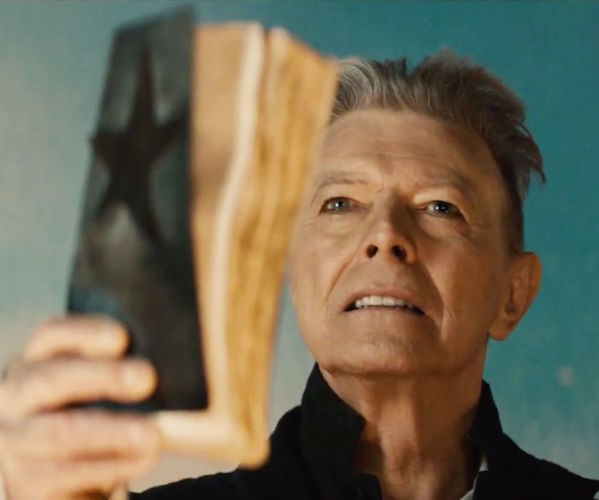 A scene from a short video filmed for the release of David Bowie